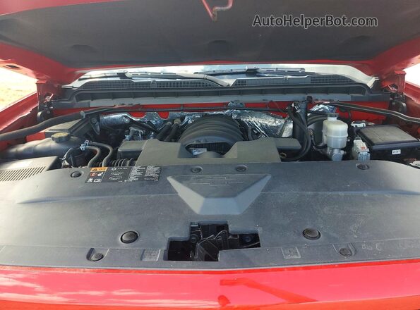 3GCUKREC7GG129300 2016 CHEVROLET SILVERADO Red Rear interior view