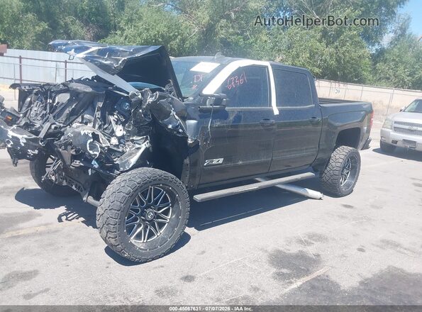 3GCUKREC7HG311757 2017 CHEVROLET SILVERADO Black Przód lewy