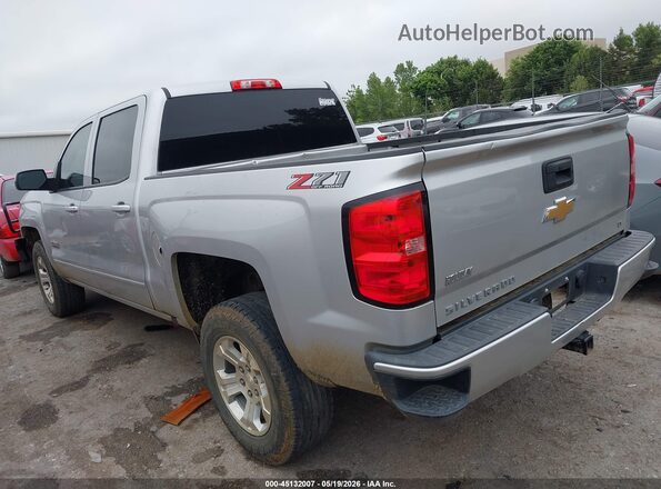 3GCUKREC7JG560971 2018 CHEVROLET SILVERADO Silver უკანა სალონის ხედი