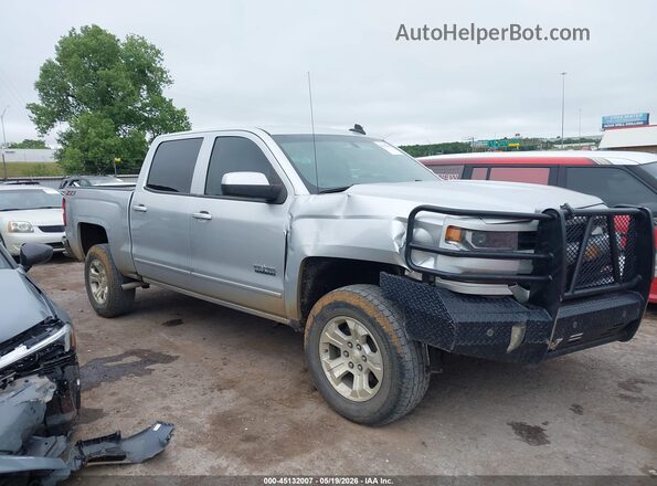 3GCUKREC7JG560971 2018 CHEVROLET SILVERADO Silver ხელსაწყოთა პანელის ხედი