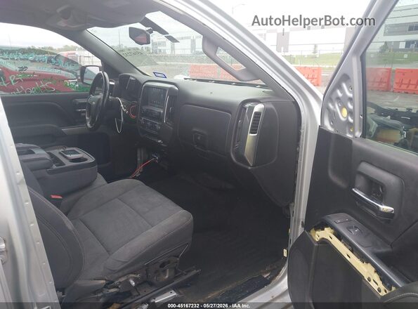 3GCUKREC8GG163679 2016 CHEVROLET SILVERADO Silver წინა სალონის ხედი