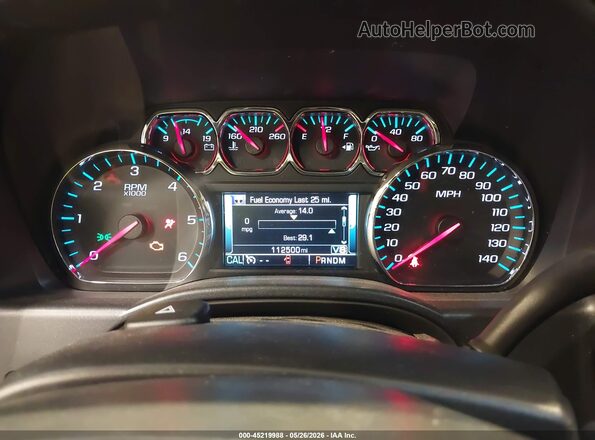 3GCUKREC8GG206563 2016 CHEVROLET SILVERADO Red Հետևի նստատեղերի տեսք