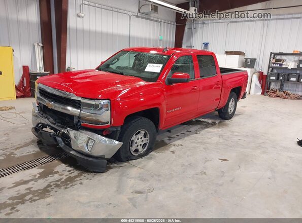 3GCUKREC8GG206563 2016 CHEVROLET SILVERADO Red Առջևի ձախ երեք քառորդ տեսարան