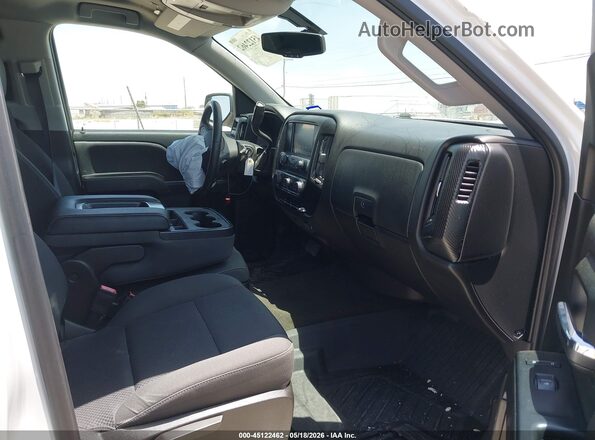 3GCUKREC8HG488012 2017 CHEVROLET SILVERADO White Widok wnętrza z przodu
