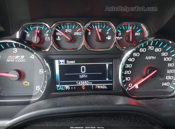 3GCUKREC9HG224717 2017 CHEVROLET SILVERADO Black Հետևի նստատեղերի տեսք