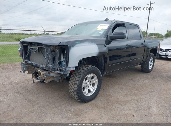 3GCUKREC9HG224717 2017 CHEVROLET SILVERADO Black Առջևի ձախ երեք քառորդ տեսարան