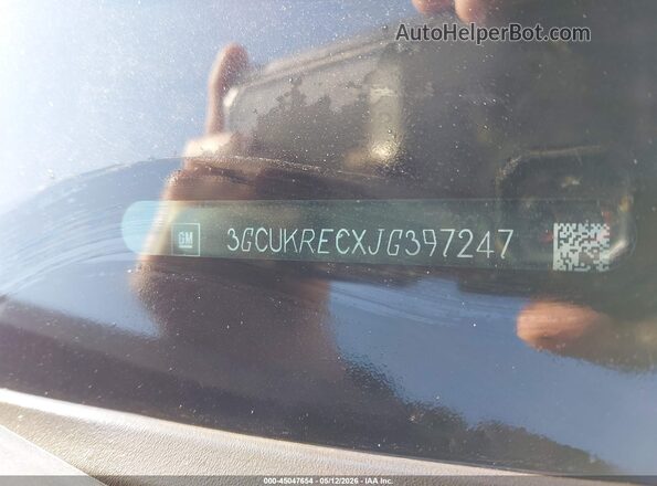3GCUKRECXJG397247 2018 CHEVROLET SILVERADO Красный 