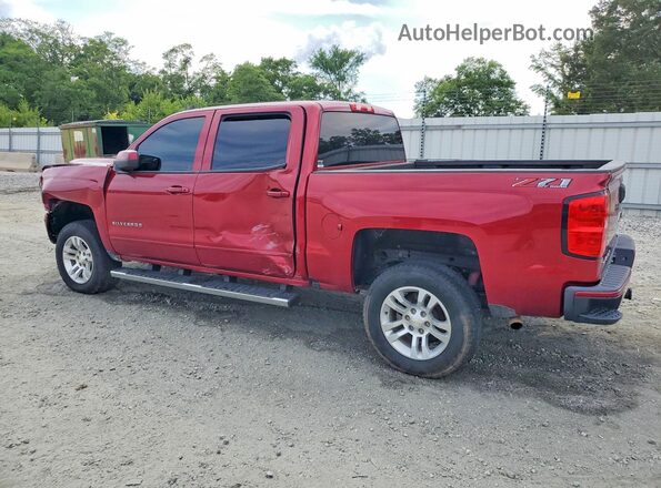 3GCUKRECXJG580972 2018 CHEVROLET SILVERADO Burgundy Rear left