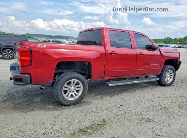 3GCUKRECXJG580972 2018 CHEVROLET SILVERADO Burgundy Rear right