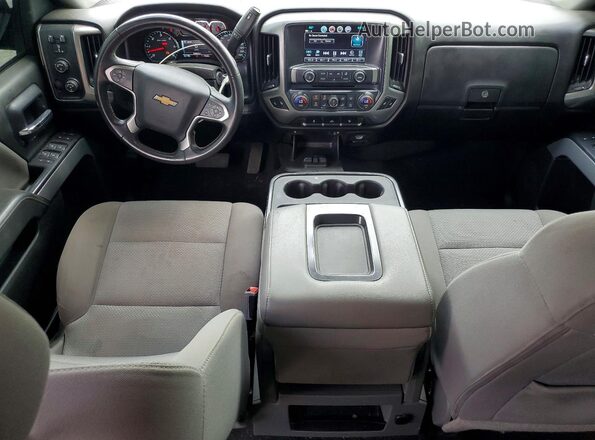 3GCUKRECXJG580972 2018 CHEVROLET SILVERADO Burgundy Dashboard view