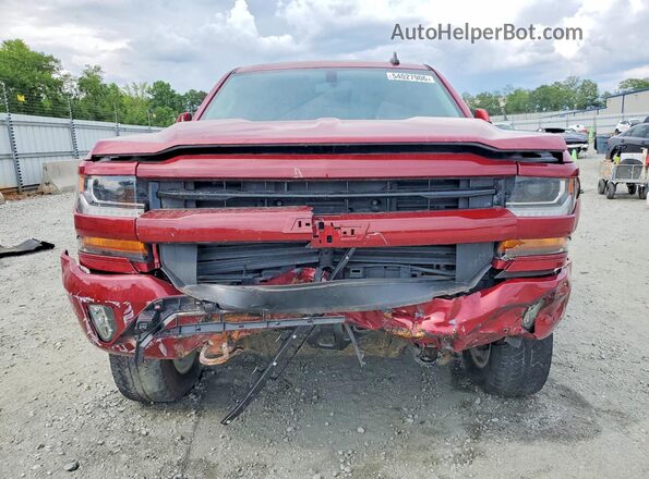 3GCUKRECXJG580972 2018 CHEVROLET SILVERADO Burgundy Front view