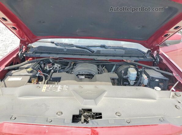 3GCUKRECXJG580972 2018 CHEVROLET SILVERADO Burgundy Rear interior view