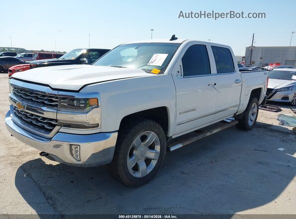 3GCUKSEC0JG193306 2018 CHEVROLET SILVERADO White Vista tres cuartos delantera izquierda