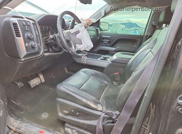 3GCUKSEC3HG209699 2017 CHEVROLET SILVERADO Black Front interior view