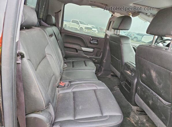 3GCUKSEC3HG209699 2017 CHEVROLET SILVERADO Black Rear seats view