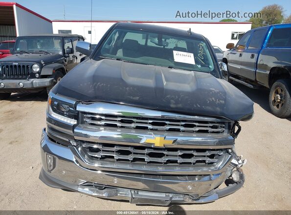 3GCUKSEC6JG387337 2018 CHEVROLET SILVERADO Black ხელსაწყოთა პანელის ხედი