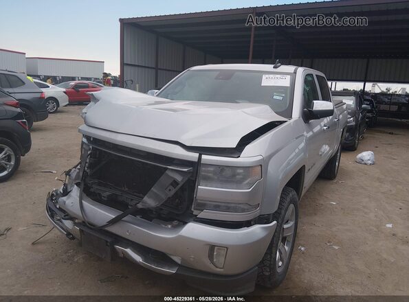 3GCUKSEC7GG286591 2016 CHEVROLET SILVERADO Silver Առջևի ձախ երեք քառորդ տեսարան