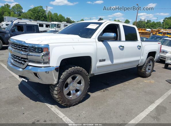 3GCUKSEC7HG182491 2017 CHEVROLET SILVERADO Белый Передняя левая четверть
