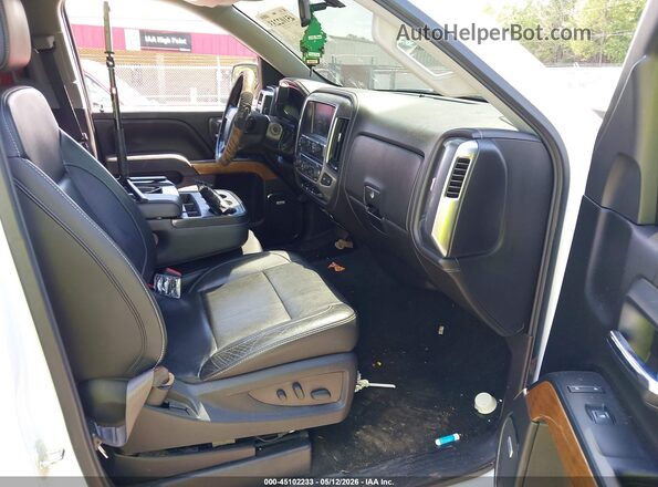 3GCUKSEC7HG182491 2017 CHEVROLET SILVERADO Белый Вид салона спереди