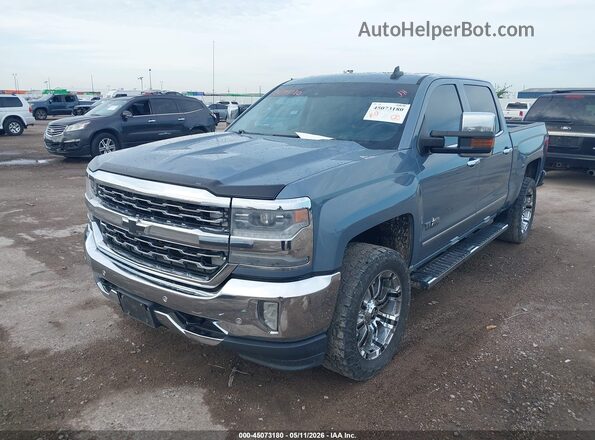 3GCUKSECXGG245162 2016 CHEVROLET SILVERADO Gray Առջևի ձախ երեք քառորդ տեսարան