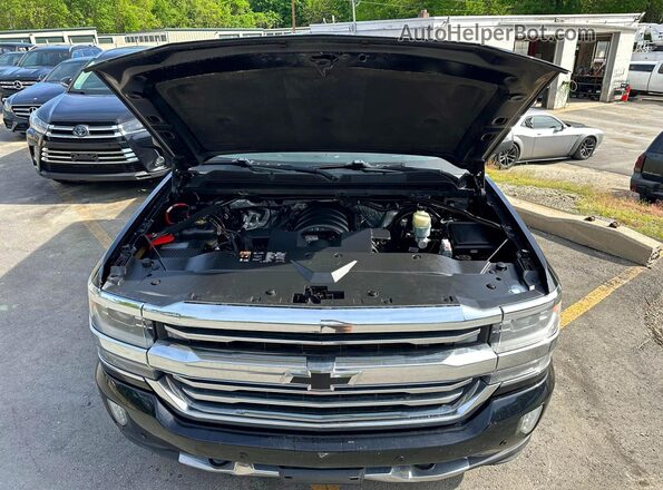 3GCUKTEJ5GG201056 2016 CHEVROLET SILVERADO Black Rear view