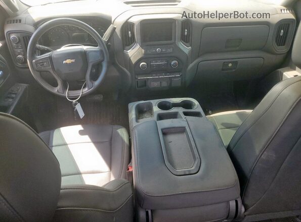 3GCUYAEF7KG160050 2019 CHEVROLET SILVERADO Silver წინა პანელის ხედი