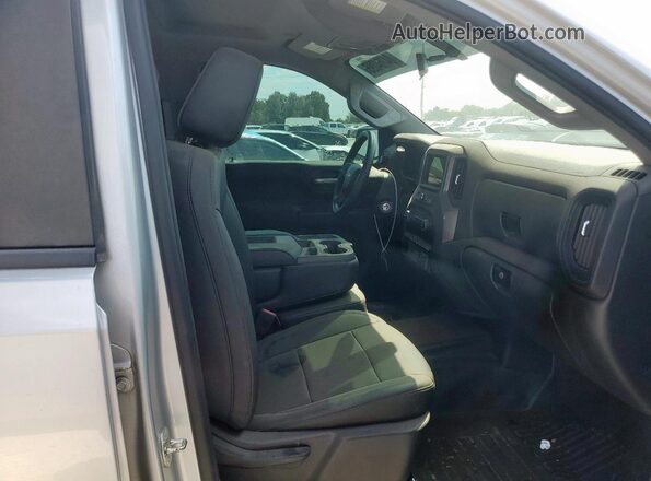 3GCUYAEF7KG160050 2019 CHEVROLET SILVERADO Silver უკანა სავარძლების ხედი