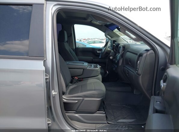 3GCUYBEF0LG382937 2020 CHEVROLET SILVERADO Gray წინა სალონის ხედი