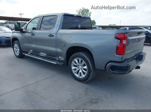 3GCUYBEF0LG382937 2020 CHEVROLET SILVERADO Gray უკანა მარცხენა