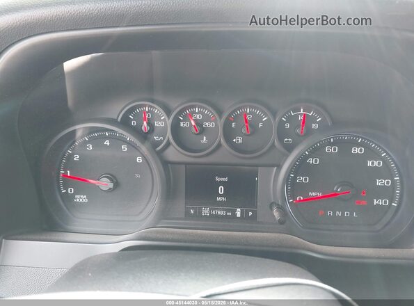 3GCUYBEF0LG382937 2020 CHEVROLET SILVERADO Gray უკანა სავარძლების ხედი