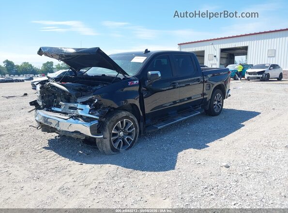 3GCUYDED2KG258726 2019 CHEVROLET SILVERADO Черный Передняя левая четверть