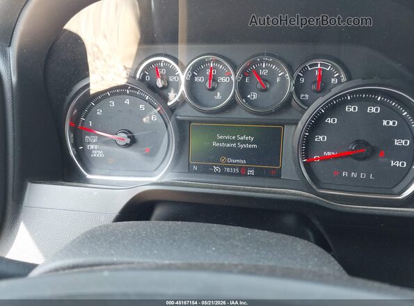 3GCUYDED4LG266411 2020 CHEVROLET SILVERADO Gray Widok tylnych siedzeń