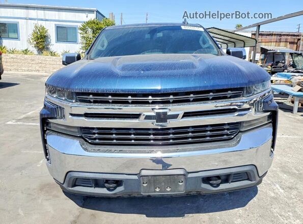 3GCUYDED6LG166228 2020 CHEVROLET SILVERADO Blue Widok z przodu