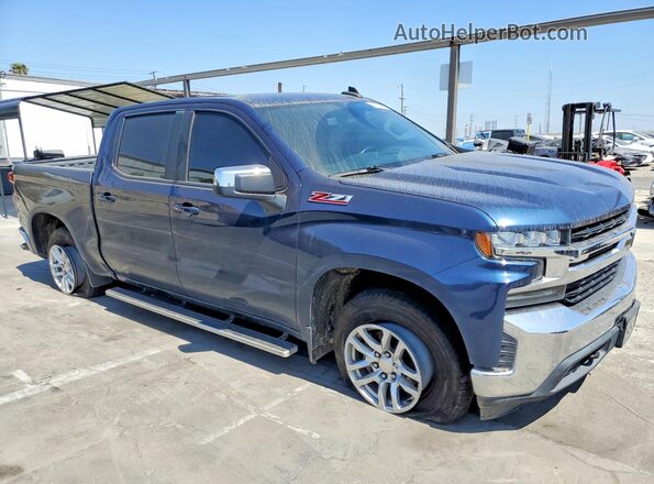 3GCUYDED6LG166228 2020 CHEVROLET SILVERADO Blue Przód prawy