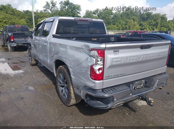 3GCUYDEDXKG139998 2019 CHEVROLET SILVERADO Серебряный Задняя левая четверть