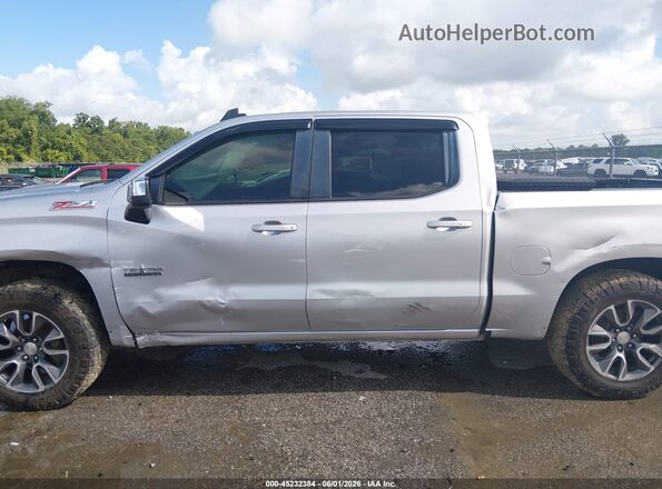 3GCUYDEDXKG139998 2019 CHEVROLET SILVERADO Серебряный Вид задней части салона