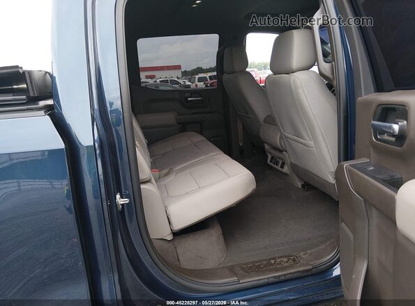 3GCUYDEDXLG417638 2020 CHEVROLET SILVERADO Синий Вид наклейки с VIN-кодом