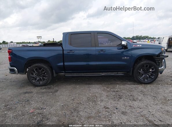3GCUYDEDXLG417638 2020 CHEVROLET SILVERADO Синий Вид задней части салона