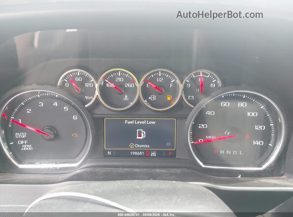 3GCUYDET7LG296199 2020 CHEVROLET SILVERADO Blue Widok tylnych siedzeń