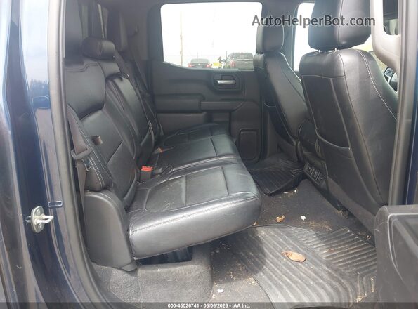 3GCUYDET7LG296199 2020 CHEVROLET SILVERADO Blue Widok naklejki z numerem VIN
