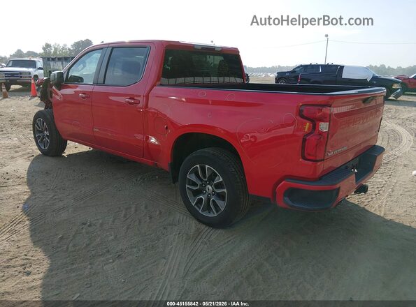3GCUYEED1KG125543 2019 CHEVROLET SILVERADO Red უკანა მარცხენა