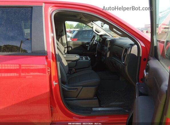 3GCUYEED1KG125543 2019 CHEVROLET SILVERADO Red წინა სალონის ხედი