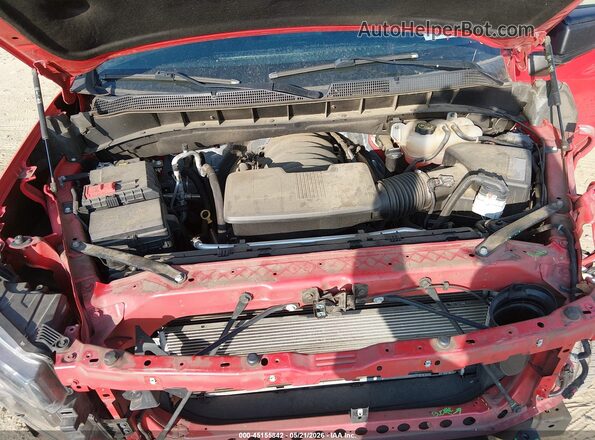 3GCUYEED1KG125543 2019 CHEVROLET SILVERADO Red უკანა ხედი