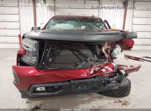 3GCUYEED1LG143381 2020 CHEVROLET SILVERADO Red უკანა სალონის ხედი