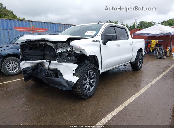 3GCUYEED1LG427982 2020 CHEVROLET SILVERADO White Առջևի ձախ երեք քառորդ տեսարան
