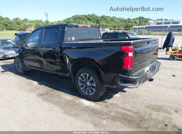 3GCUYEED4NG184591 2022 CHEVROLET SILVERADO Black Հետևի ձախ
