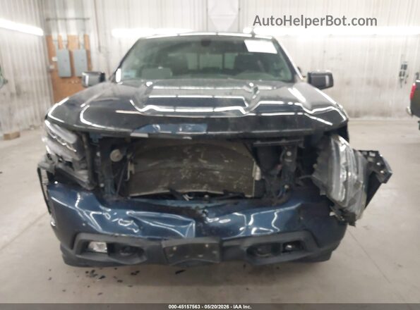 3GCUYEED5LG186668 2020 CHEVROLET SILVERADO Blue Դիմացի տեսք