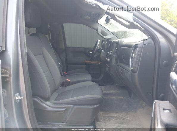 3GCUYEED7NG111361 2022 CHEVROLET SILVERADO Gray Вид салону спереду