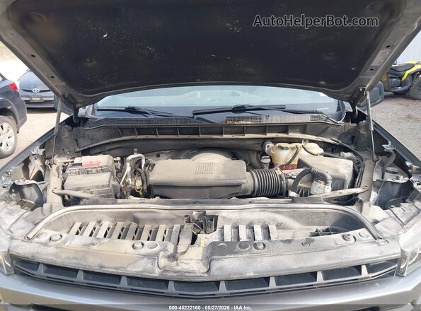 3GCUYEED7NG111361 2022 CHEVROLET SILVERADO Gray Вид ззаду