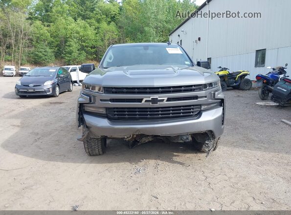 3GCUYEED7NG111361 2022 CHEVROLET SILVERADO Gray Вид щитка приладів